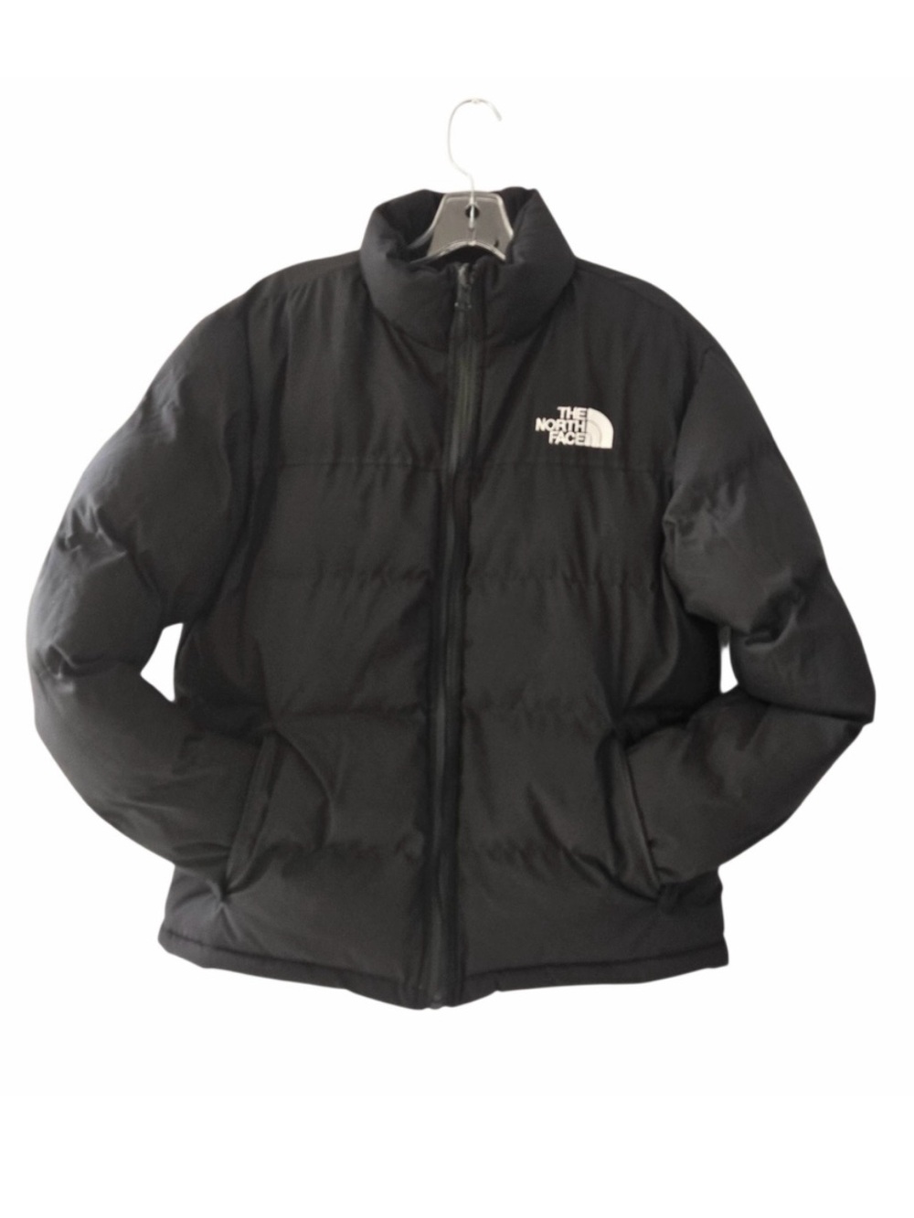 The North Face Reversible Puffer Fleece Jacket Black / Tan – Men’s M